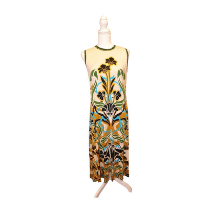 Johnny Was Green Janie Favorite Dress, Small NWT