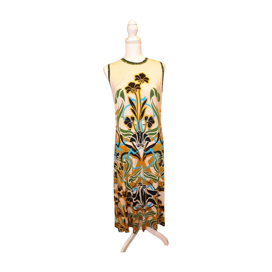 Johnny Was Green Janie Favorite Dress, Small NWT