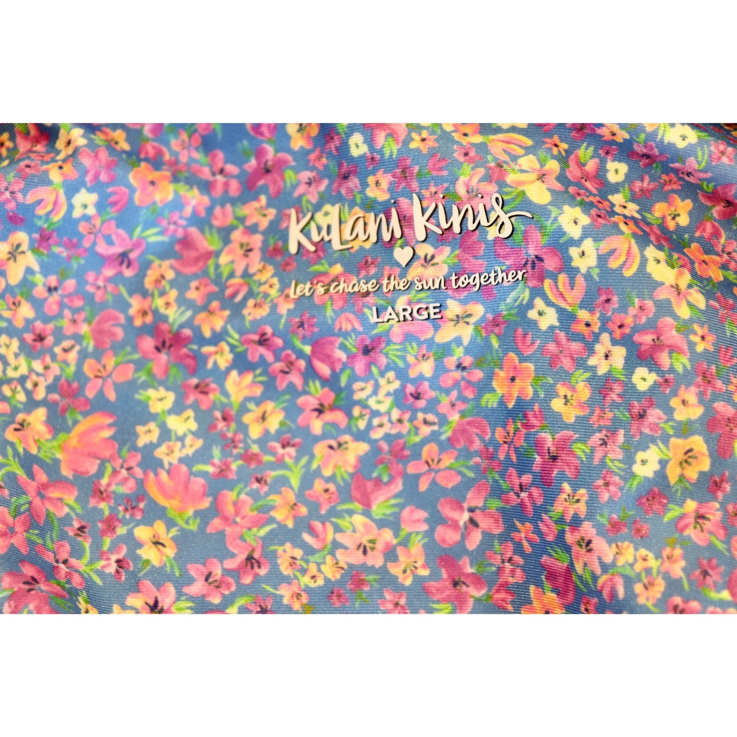Kulani Kinis Womens Floral Bikini Bottoms, Large NWOT