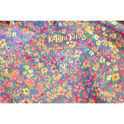 Kulani Kinis Womens Floral Bikini Bottoms, Large NWOT