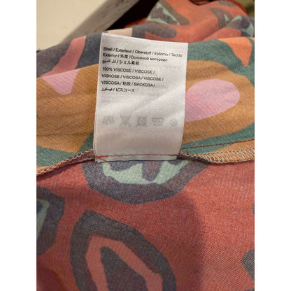 Farm Rio x Anthropologie Hanky Tribal Print Midi Wrap Dress, Large Petite NWT