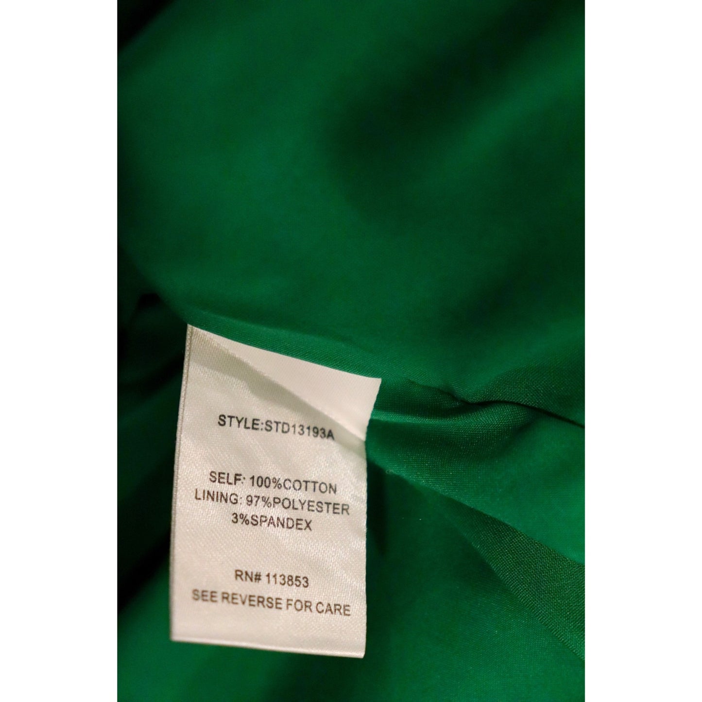 Sugarlips Green Puff Sleeve Mini Dress With Tie Back, Medium NWT