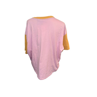 Loewe Paulas Ibiza Pink & Yellow Graphic T-Shirt Size S OVERSIZED