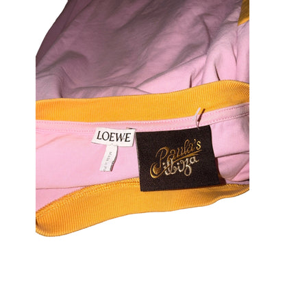 Loewe Paulas Ibiza Pink & Yellow Graphic T-Shirt Size S OVERSIZED
