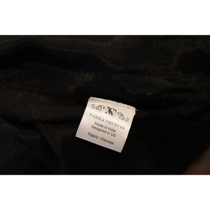 Nazila Couture Black Metallic Stripe Sleeveless Top, XXL NWOT