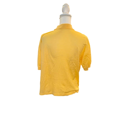 Loewe Yellow Polo Shirt Womens Short Sleeve, Medium