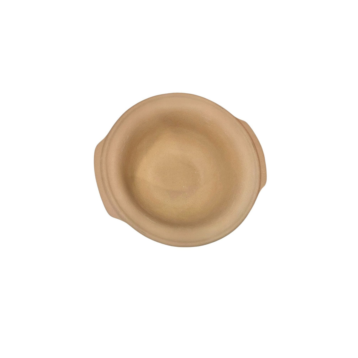 The Pampered Chef Small Stoneware Mixing Bowl Beige USA NEW