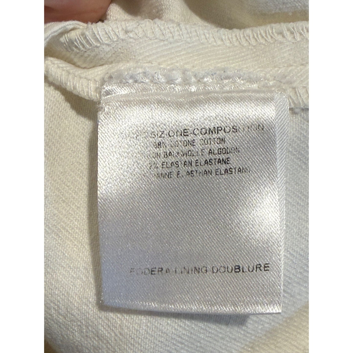 Gucci Ivory Cotton Blend Skirt With Embroidered Patch - Size 38