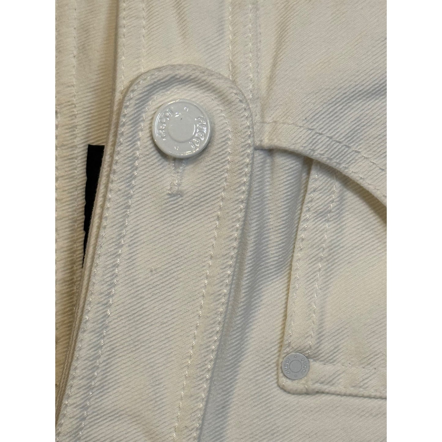 Gucci Ivory Cotton Blend Skirt With Embroidered Patch - Size 38