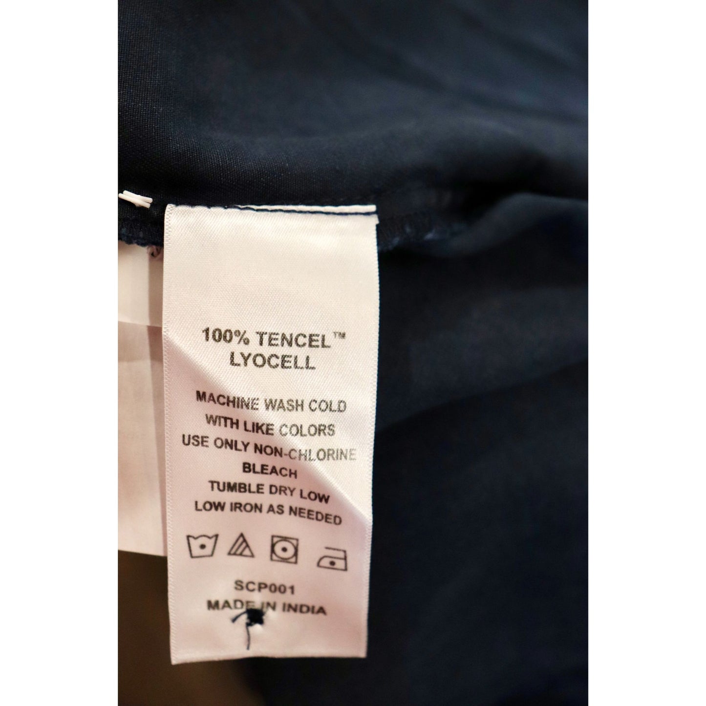 Quince Vintage Wash Tencel Button Front Dress, Size L NWT
