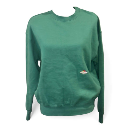 Fruit Of The Loom x Homme Girls Green Crewneck Sweatshirt, Small NWT