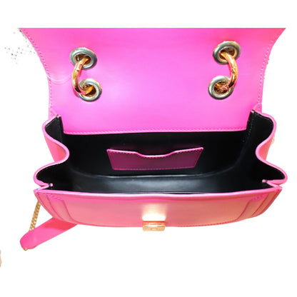 Dolce & Gabbana DG Amore Pink Calfskin Shoulder Bag, New