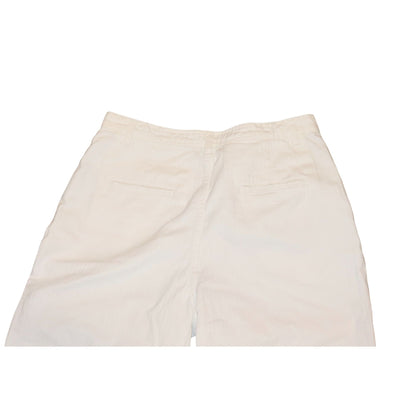 Etro White Womens Cotton Trousers, Size 46/US 10 NWT