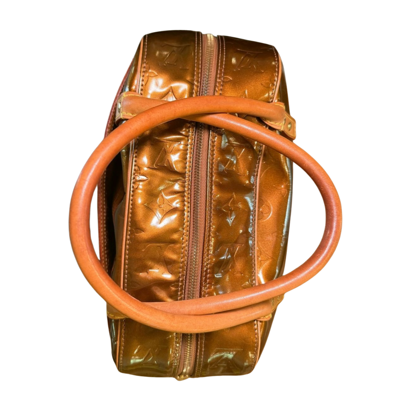 Louis Vuitton Tompkins Square Bronze Vernis Handbag