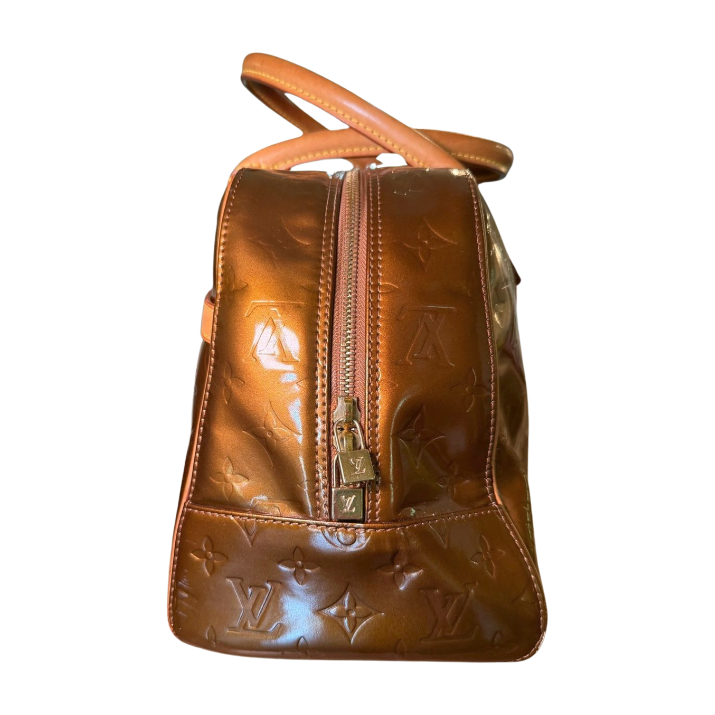 Louis Vuitton Tompkins Square Bronze Vernis Handbag