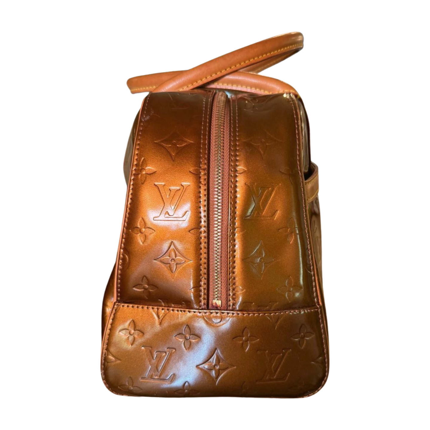 Louis Vuitton Tompkins Square Bronze Vernis Handbag
