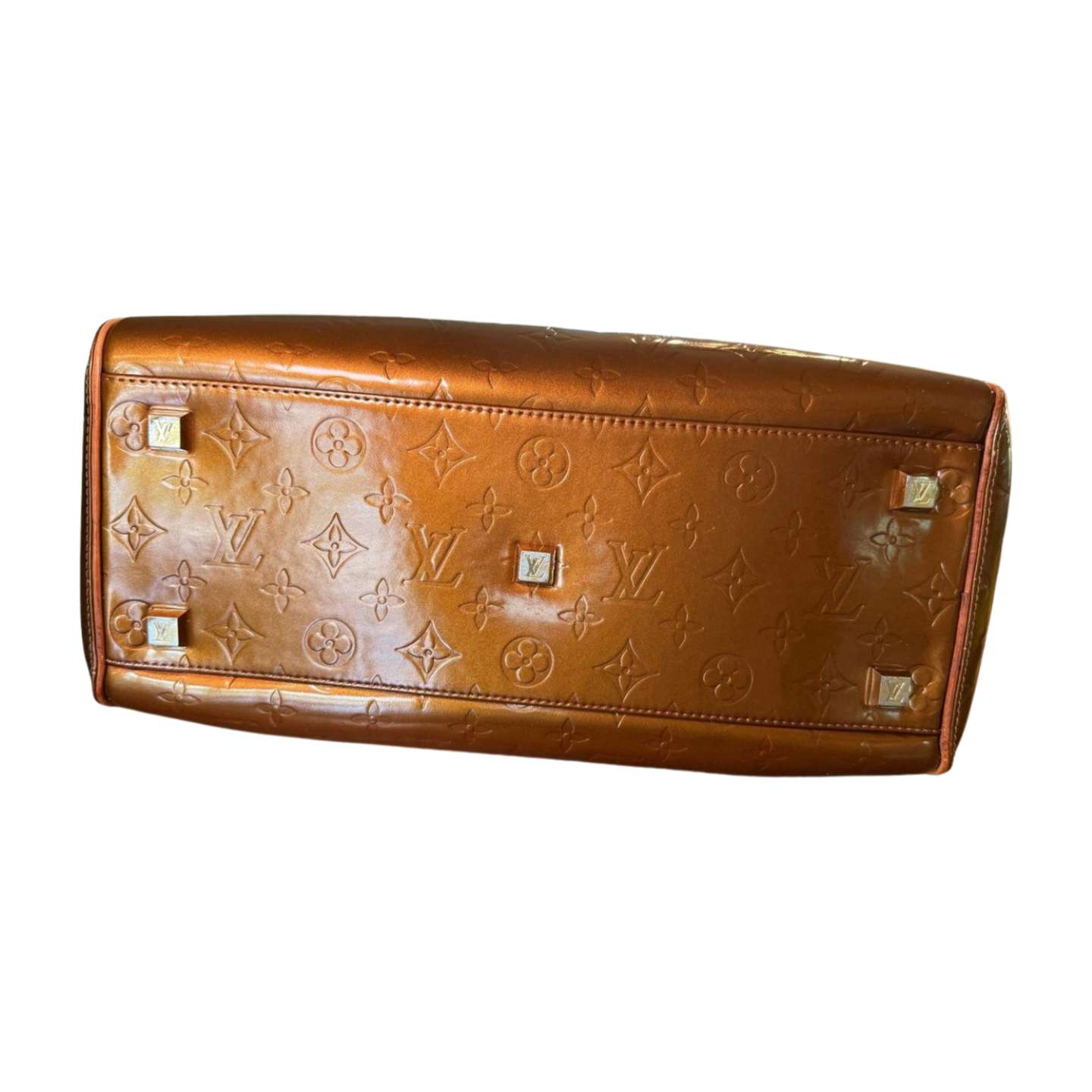 Louis Vuitton Tompkins Square Bronze Vernis Handbag