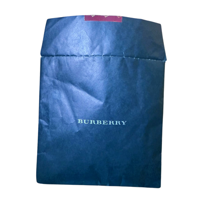 New Burberry Handkerchief Magenta Pink Logo Print