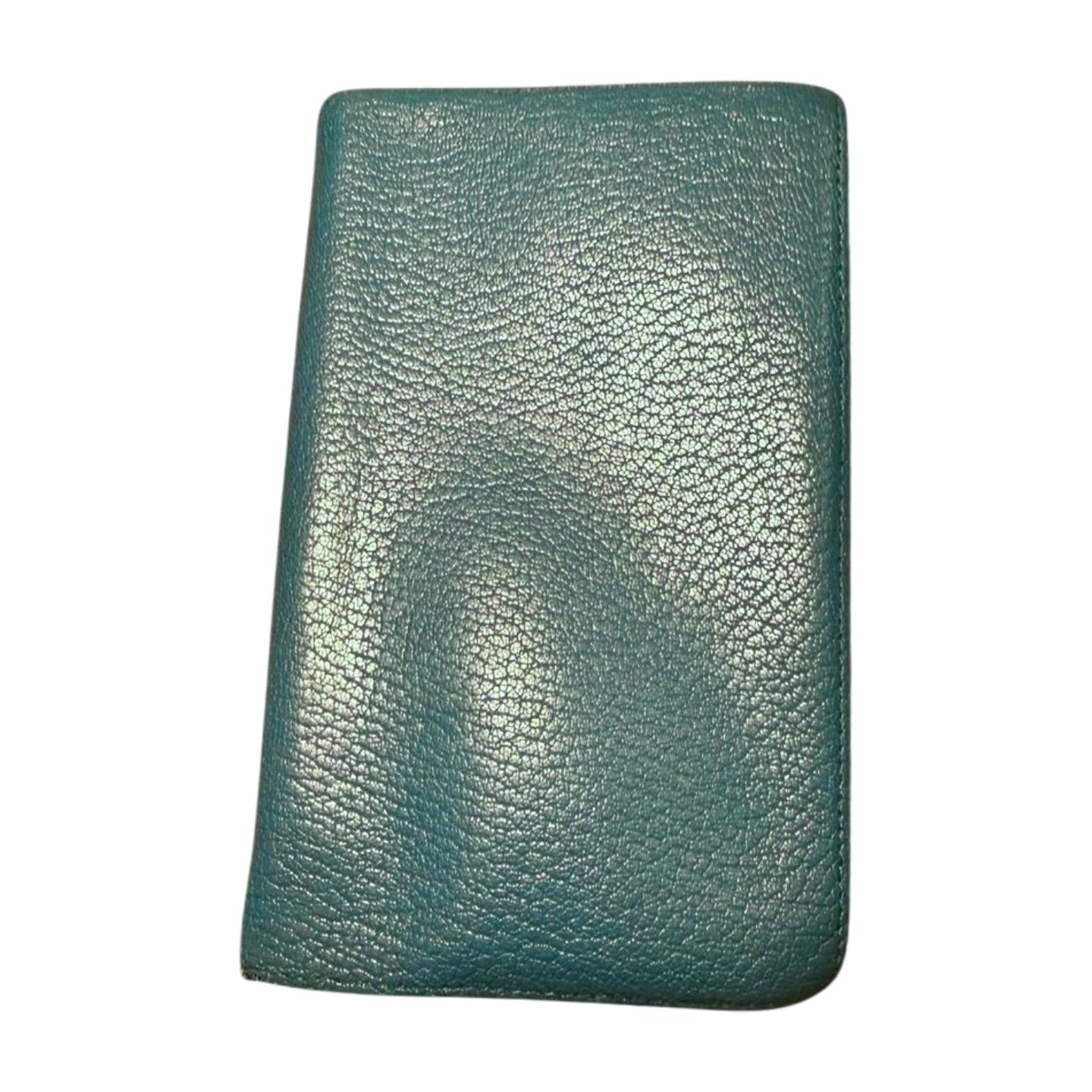 Hermès Agenda Notebook Cover Teal Pebbled Textured Luxury Planner