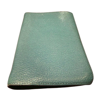 Hermès Agenda Notebook Cover Teal Pebbled Textured Luxury Planner