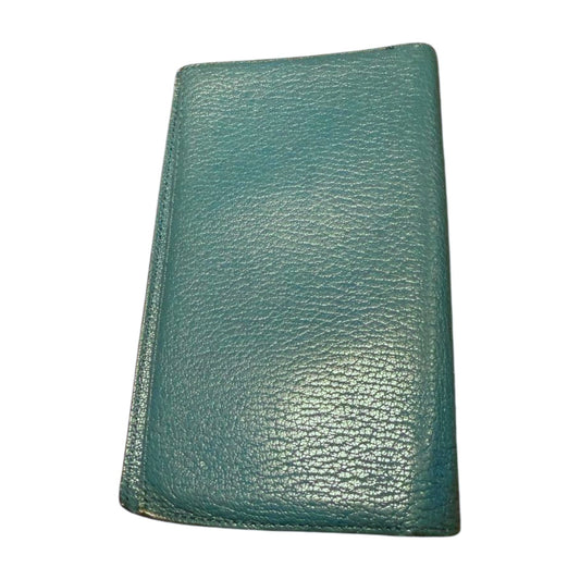 Hermès Agenda Notebook Cover Teal Pebbled Textured Luxury Planner