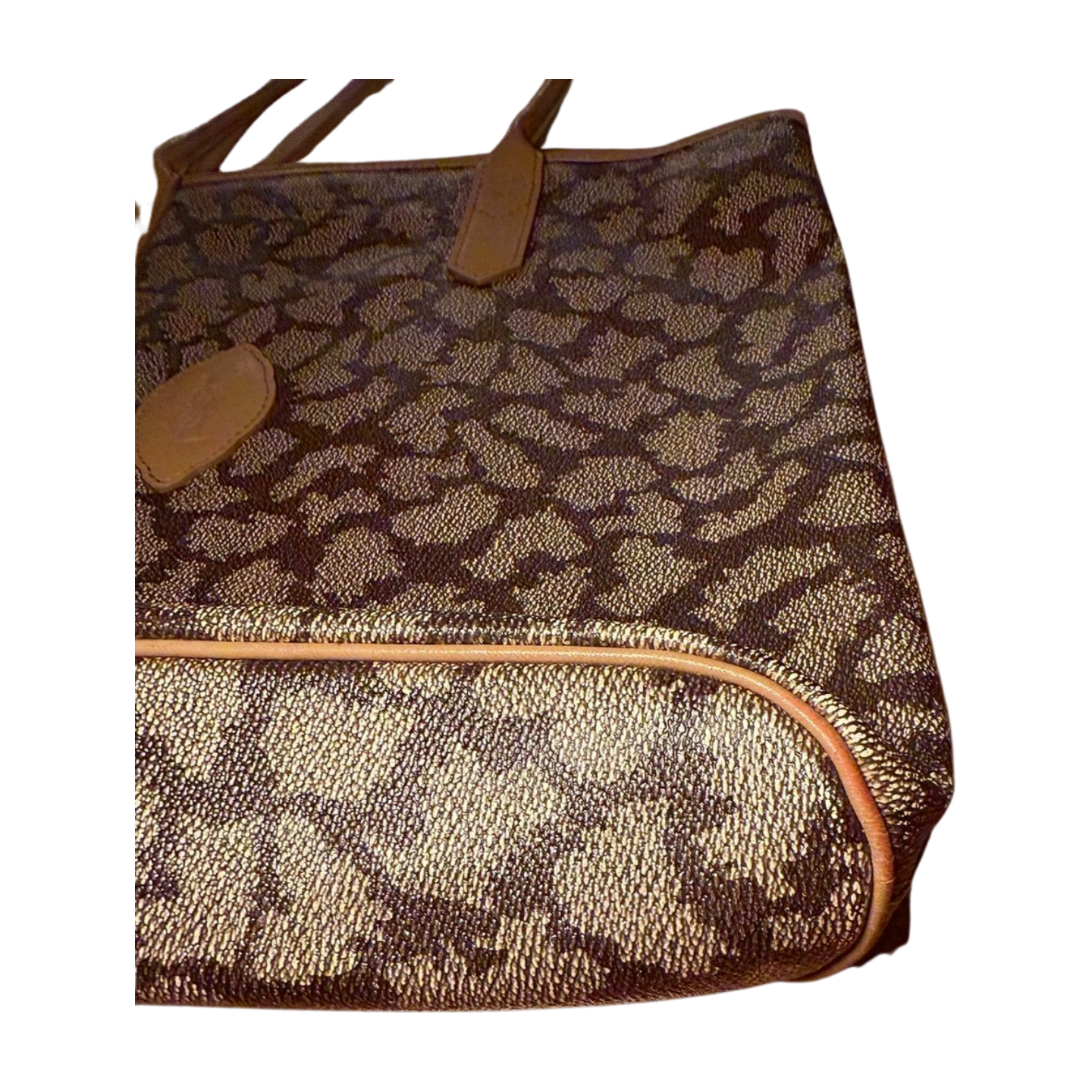 Yves Saint Laurent Giraffe Print Tote Bag