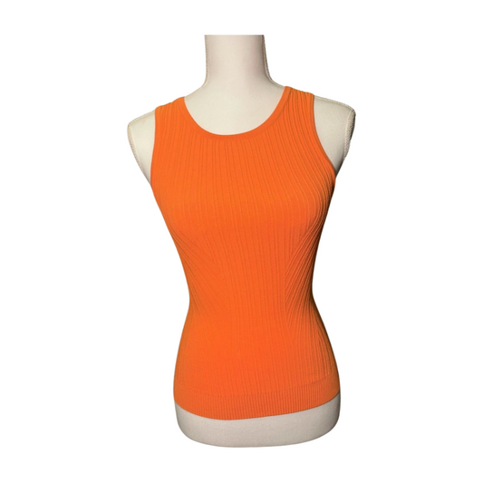 New Favorite Daughter Tank Top Size XS Creamsicle Ribbed Knit