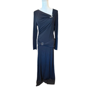 Veronica Beard Viela Black Maxi Dress, Size L NWT
