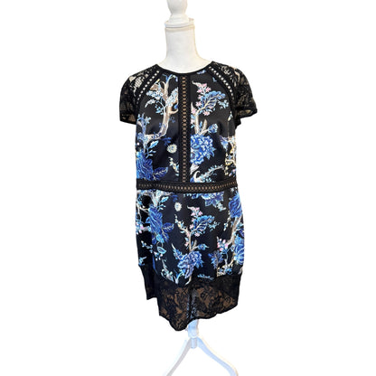 Tadashi Shoji Floral Neonprene Dress, Size 14 NWT