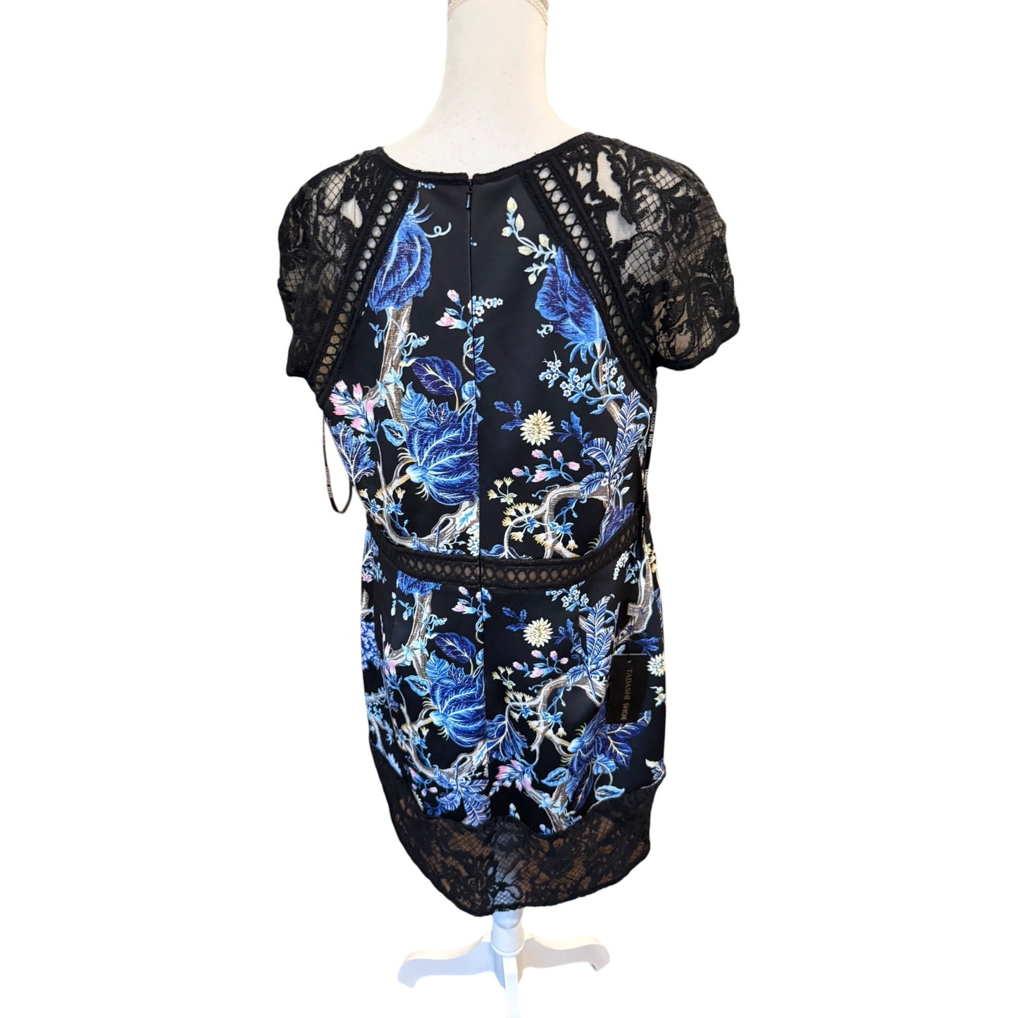 Tadashi Shoji Floral Neonprene Dress, Size 14 NWT