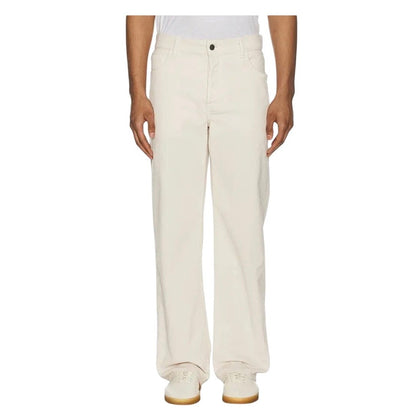 The Row Ross Pant Off-White Mens Cotton Pants Size 32 Made In Italy
