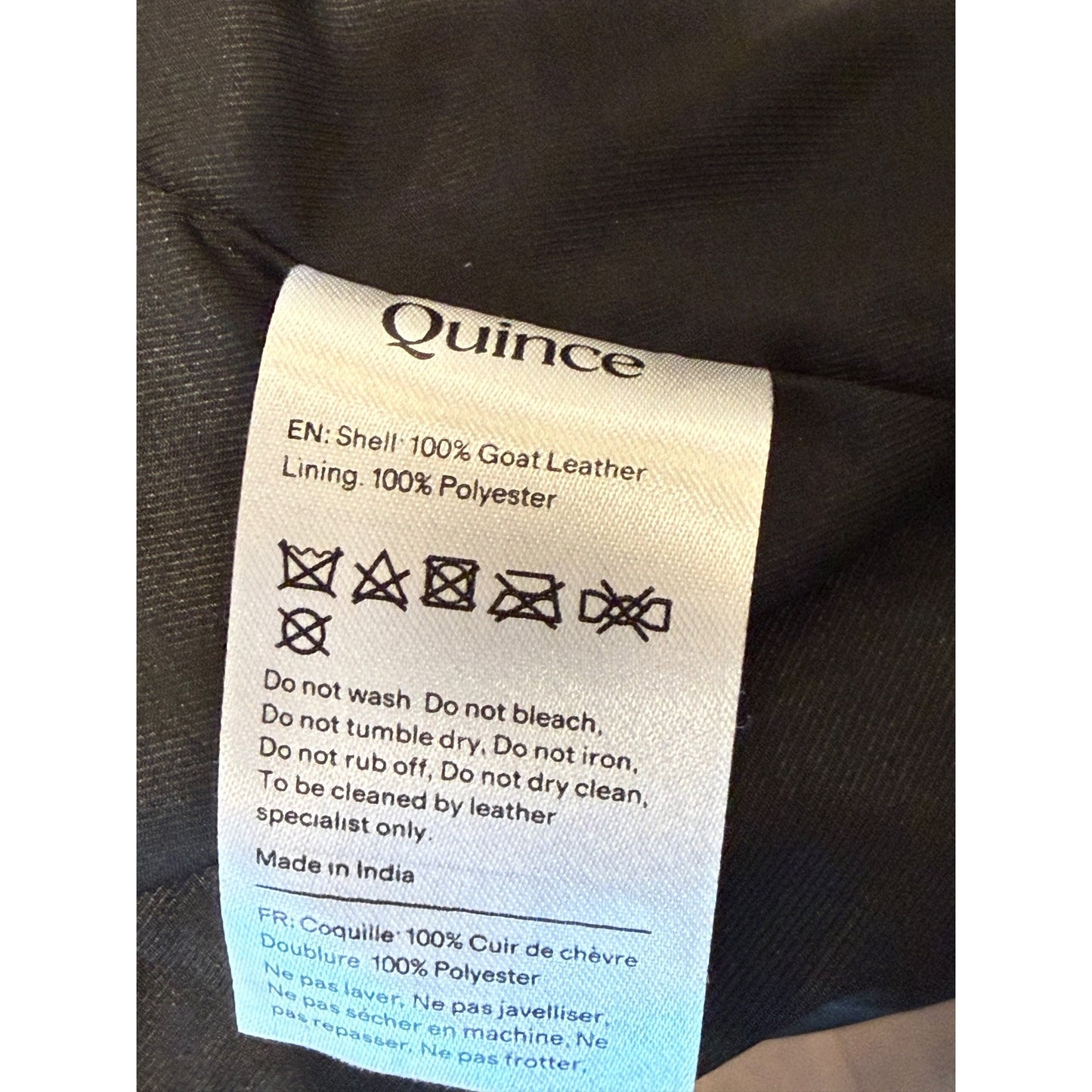 Quince Mens 100% Suede Café Racer Jacket, Large NWT