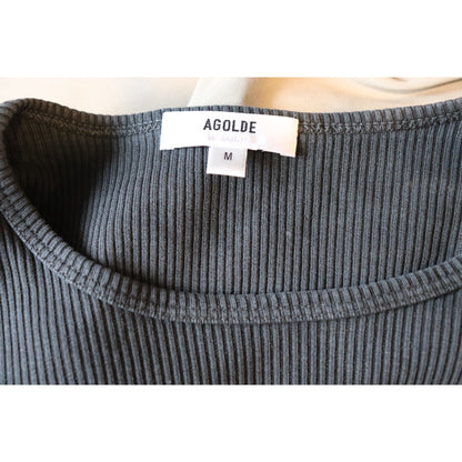 Agolde Nova Long-Sleeve T-Shirt, Top M