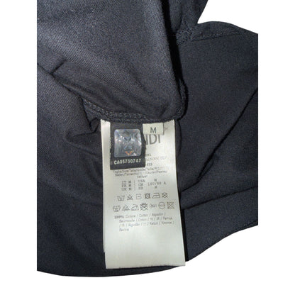 Fendi Roma Special Edition 2018/19 Black Cotton T-Shirt Size M