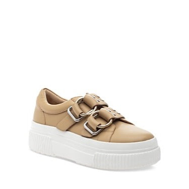 J/Slides Women's Waldo Studded Buckled Platform Sneakers, Size 7 New