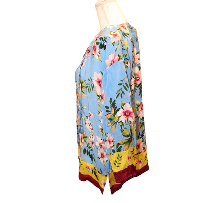 Johnny Was Geneva Floral Blouse, Small NWT