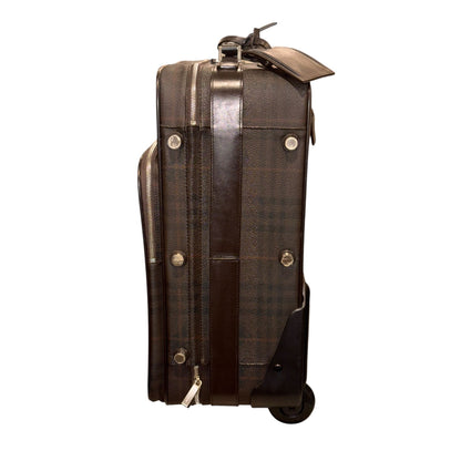 Burberry Smoked Haymarket Expandable CompartmentsDurable Wheels Carry-On