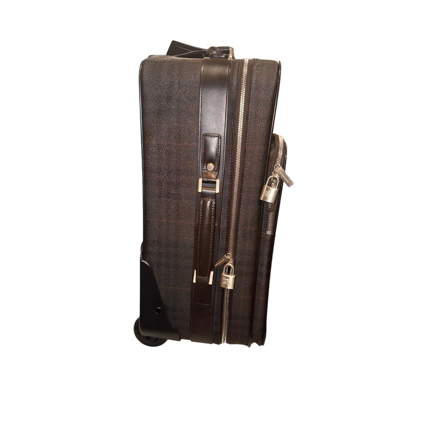Burberry Smoked Haymarket Expandable CompartmentsDurable Wheels Carry-On