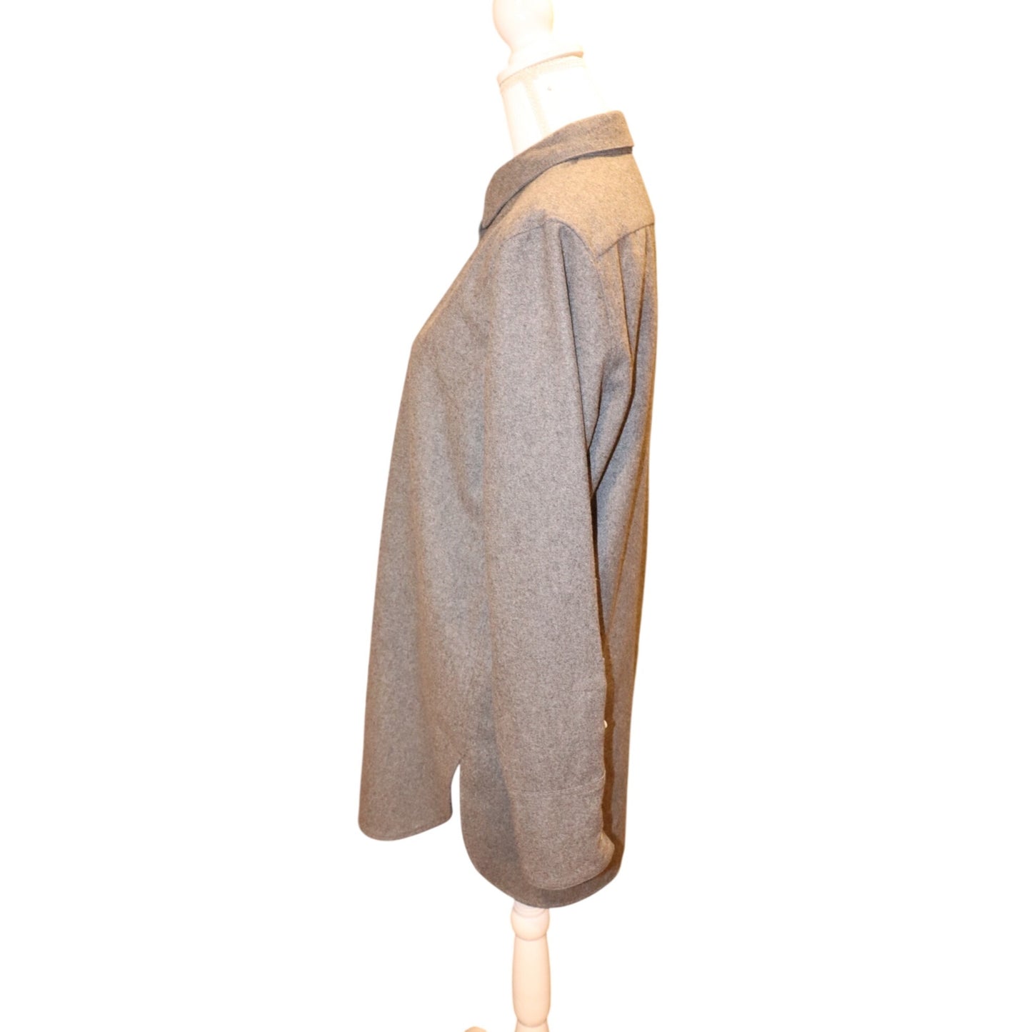 Jil Sander Wool Shirt Womens, Size 36