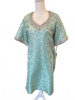 Nazila Couture Silk Brocade Tunic, Medium NWT