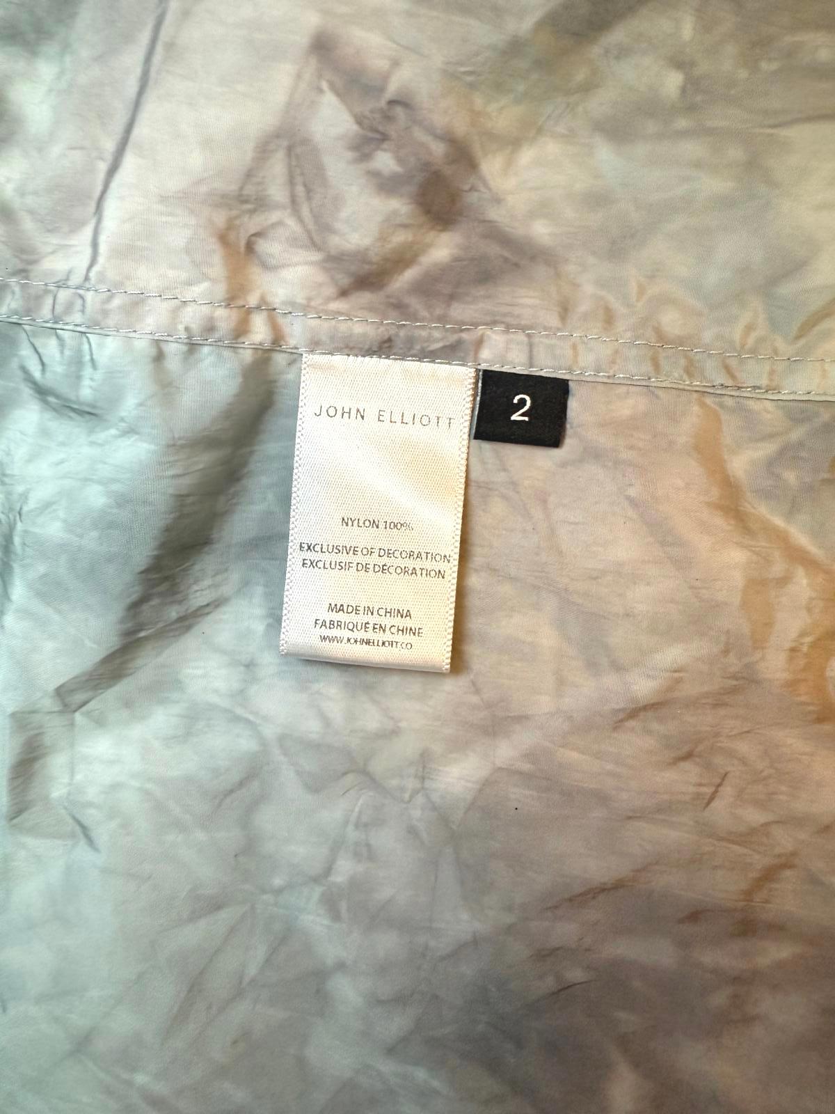New John Elliott Crinkle Hooded Windbreaker, Size 2