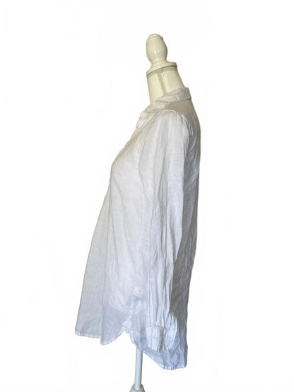 GAP White Long Sleeve Women's Tunic Top