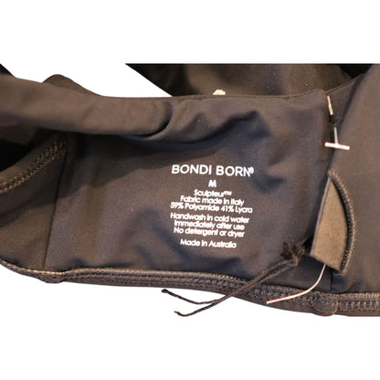 Bondi Born Black Bikini Top, Medium NWOT
