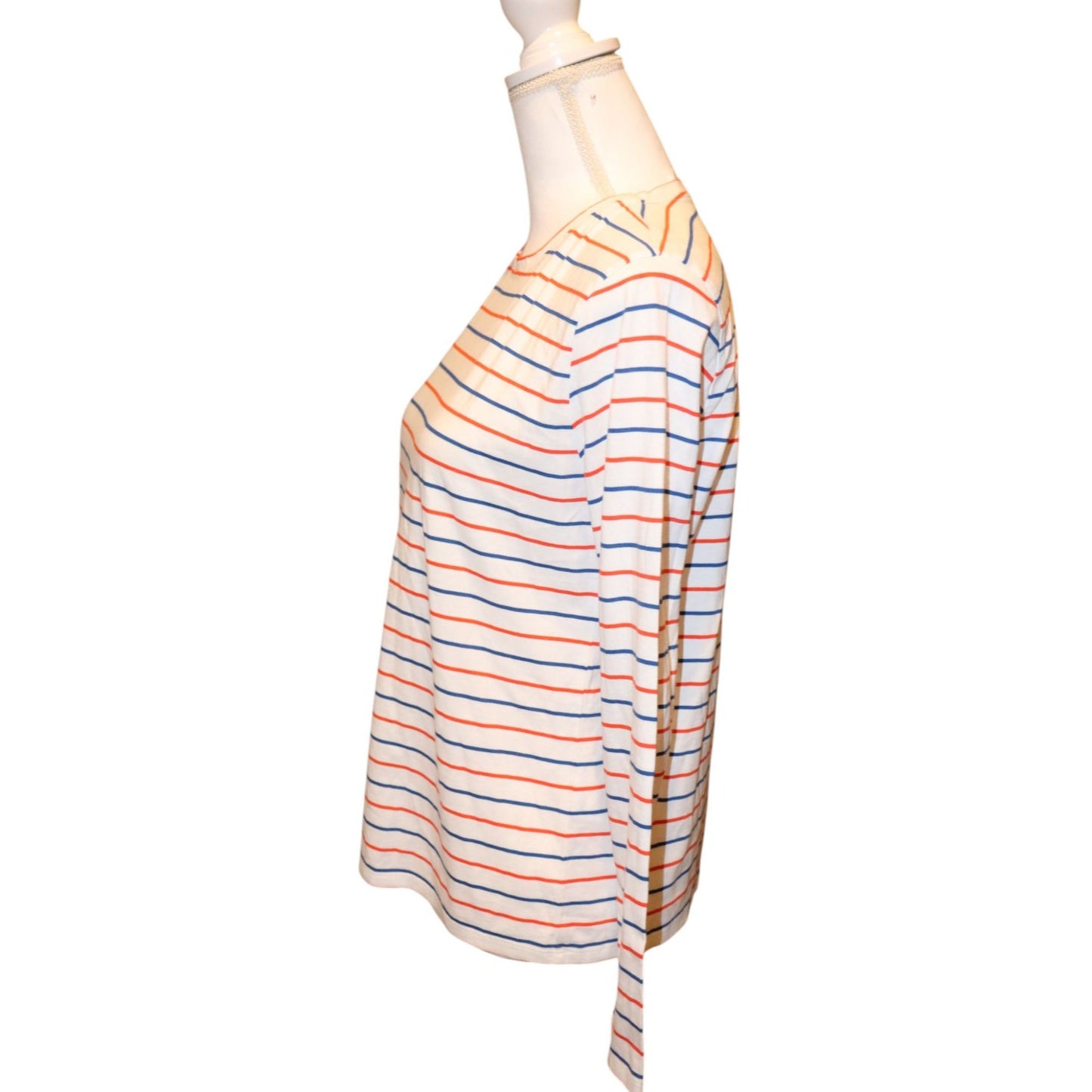 Kule The Modern Long Sleeve Striped Crewneck T-Shirt, Small NWT