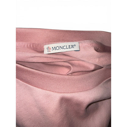 Moncler Dusty Pink Cotton Cinched-Back Pocket Top