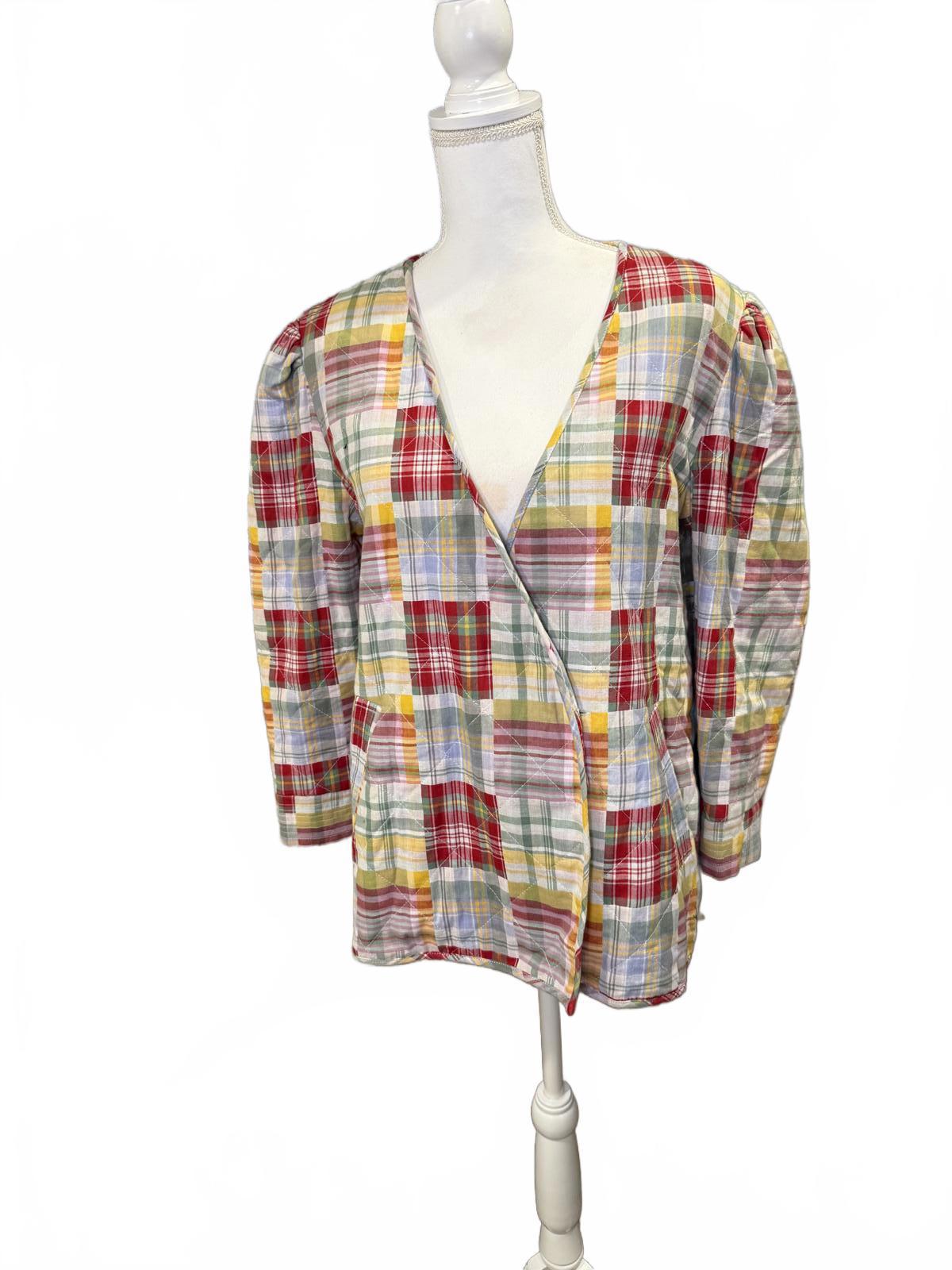 Cinq à Sept Triss Quilted Organic Cotton Wrap Jacket, Medium NWT
