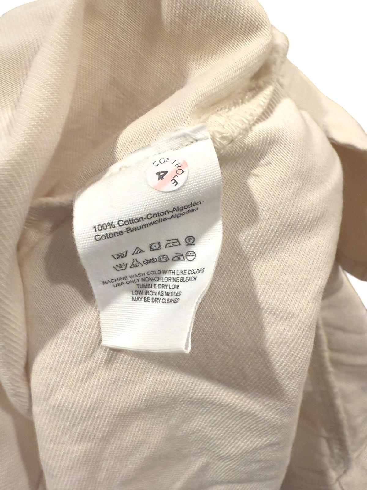 Free People We the Free Tiered Utility Shirt Dress – Size Small (Ivory)