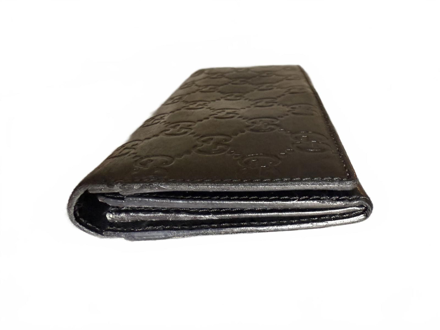 Gucci Black Leather Wallet with GG Logo
