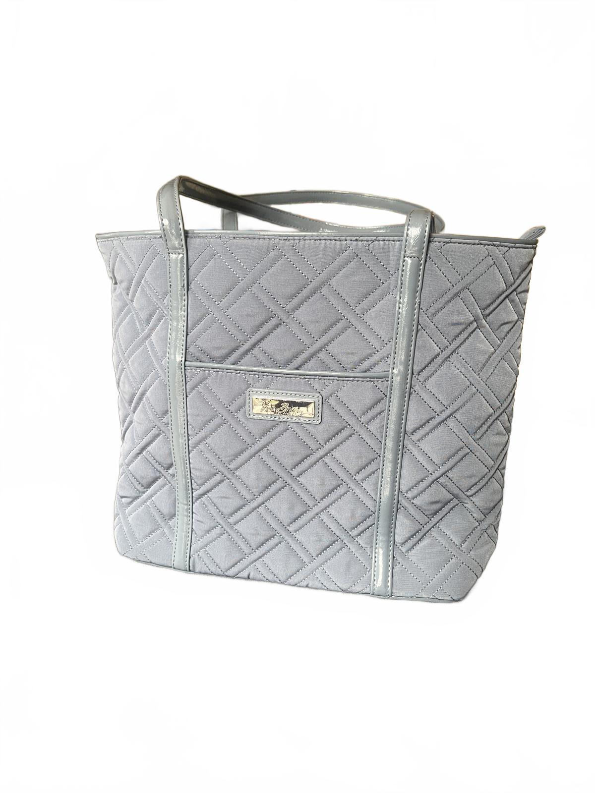 New Vera Bradley Quilted Tote Bag in Gray
