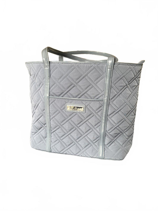 New Vera Bradley Quilted Tote Bag in Gray